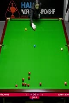 斯诺克世锦赛资格赛96进64杰米·琼斯7-2朱利安·勒克莱(第一阶段)20250411