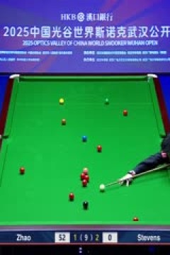2025斯诺克武汉公开赛64进32赵心童5-3马修·史蒂文斯(秦正)20250825