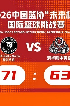 中国篮协“未来杯”国际篮球挑战赛全场回放：清华附中vsCIA Bella Vista预科学院