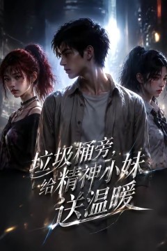 垃圾桶旁，给精神小妹送温暖